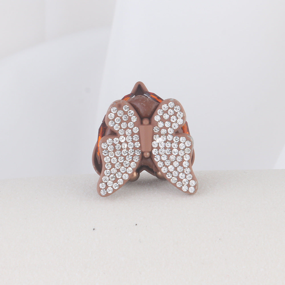 Wholesale Love Butterfly Polymer Clay Diamond Ball Straight Hole Beads